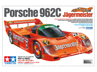 TAMIYA maquette voiture 24372 Porsche 962C JÄGERMEISTER 1/24