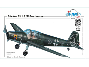 Planet Model 285 Bücker Bü 181 Bestmann full resine kit 1/32