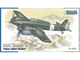 Special Hobby maquette avion 48075 IMAM (Roméo) Ro-57bis Chasseur-bombardier italien 1/48