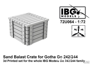 IBG maquette Avion 72U064 Boîte de ballast pour Gotha-242/244 1/72