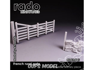 Rado miniatures RDM35B05 Portail rural Français 1/35