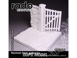 Rado miniatures RDM35B04 Portillon de ferme Normande 1/35