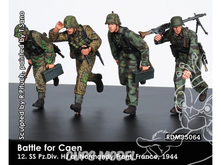 Rado miniatures figurines RDM35064 Bataille de Caen 12. SS Pz.Div. HJ Front de Normandie France 1944 1/35