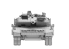 DAS WERK maquette militaire DW16024 Char de combat principal allemand Leopard 2 A7V 1/16