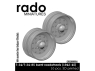 Rado miniatures accessoire RDM35S34 Roues brûlées T-34 / T-34/85 1942 - 1945 1/35