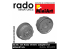 Rado miniatures accessoire RDM35S33 Sd.Kfz.234 Mini Art adaptateurs pour roues Rado Miniatures 1/35