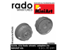 Rado miniatures accessoire RDM35S33 Sd.Kfz.234 Mini Art adaptateurs pour roues Rado Miniatures 1/35