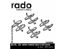 Rado miniatures accessoire RDM35S32 Sd.Kfz. 234 Series racks de Jerrycan vide 1/35