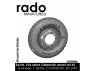 Rado miniatures accessoire RDM35S29 Roues Sd.Kfz. 234 Gelaende (tout terrain) Continental set 1 1/35