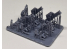 Rado miniatures accessoire RDM35S40 Set de crics Allemands 3 - 5 - 10 - 15 - 20 tonnes 1/35