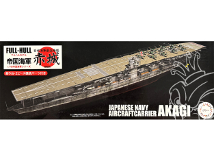 Fujimi maquette bateau 451848 Akagi Porte-avions de la Marine Japonaise Full Hull 1/700