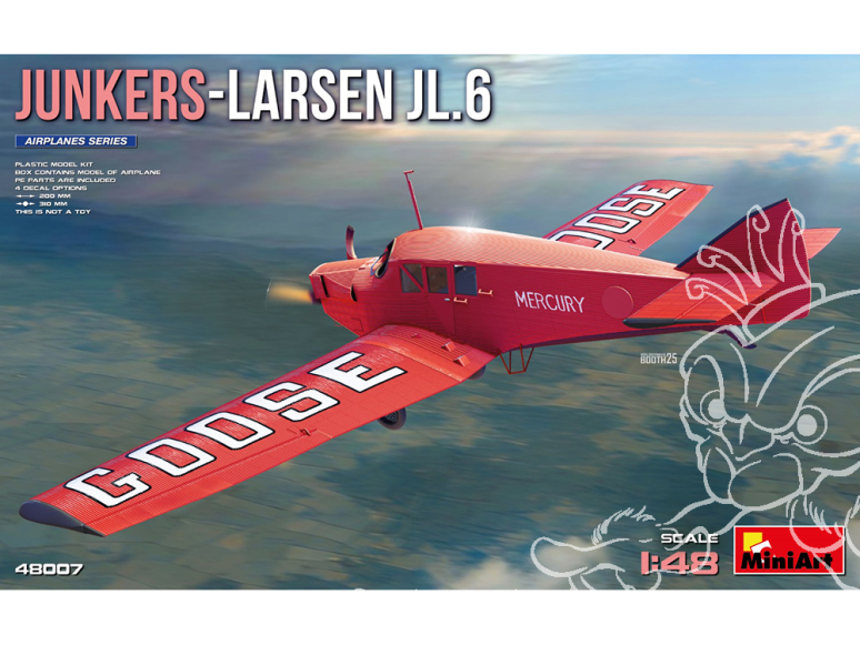 Mini Art maquette avion 48007 JUNKERS-LARSEN JL.6 1/48