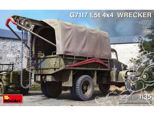 Mini Art maquette militaire 35490 G7117 1,5T 4×4 WRECKER 1/35