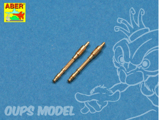 Aber A48021 set de deux futs de canons 13mm pour MG131 présent sur avions allemand 1/48