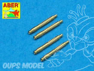 Aber A48011 set de 4 futs de mitrailleuse de 13mm Allemand MG131 1/48