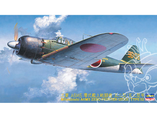 Hasegawa maquette avion 09070 Mitsubishi A6M5 Zero Fighter (ZEKE) Type 52 1/48