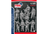 Dynamo models figurine BIGSET-1 Commandos Kieffer Français en marche BigSet 1/35