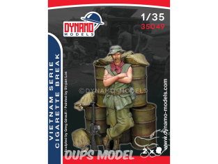 Dynamo models figurine 35049 Soldat US pause cigarette - Vietnam 1/35