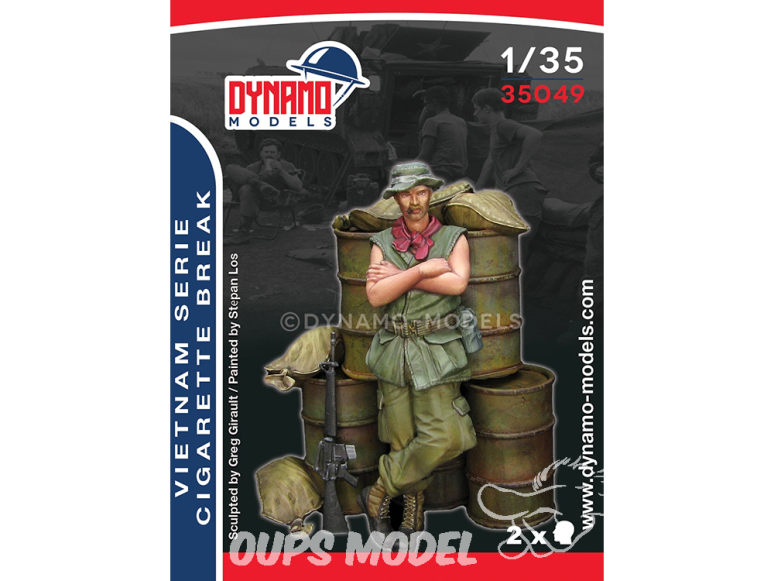 Dynamo models figurine 35049 Soldat US pause cigarette - Vietnam 1/35
