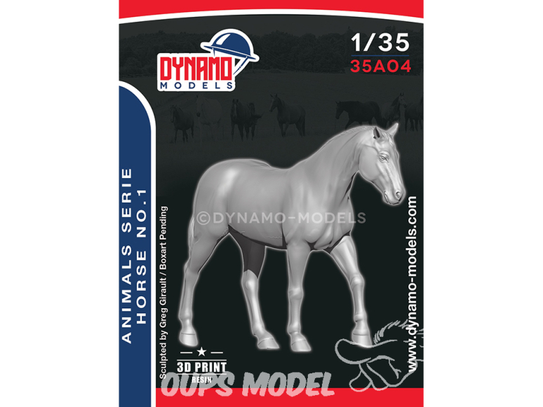 Dynamo models figurine 35A04 Cheval no.1 1/35