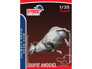 Dynamo models figurine 35A09 Vache morte 1/35