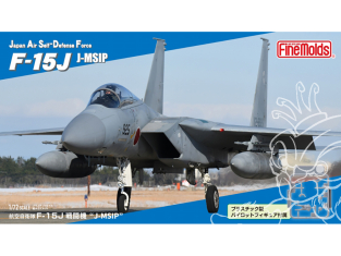 Fine Molds avion FF02 Chasseur F-15J J-MSIP des Forces aériennes d'autodéfense japonaises avec pilote 1/72