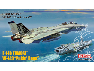Fine Molds avion FF01 F-14B Tomcat™ de l'US Navy VF-143 Pukkin Dogs 1/72