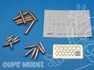 Aber 35P06 Set de munitions pour 12,8cm K.40 Pz. Sfl. Sturer Emil 1/35