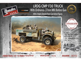 Thunder Model maquette militaire 35012 Camion de combat LRDG F30 Édition bonus 1/35