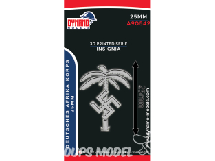 Dynamo models Insigne A90542-25 Deutsches Afrika Korps DAK 25mm