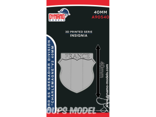 Dynamo models Insigne A90540-40 33rd SS Grenadier Division "Charlemagne" V2 40mm