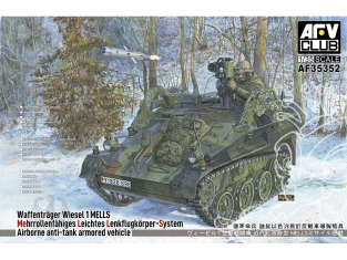 AFV maquette militaire 35352 Waffenträger Wiesel 1 MELLS 1/35