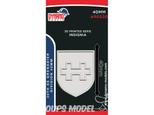 Dynamo models Insigne A90530-40 30st SS Grenadier Division 40mm