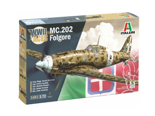 Italeri maquette avion 1481 MC.202 Folgore Aces 1/72