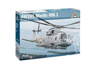 ITALERI maquette helico 1486 AW101 Merlin HM.1 1/72