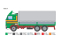 italeri maquette camion 90762 Scania 142H 6x2 Canvas 1/24