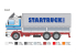 italeri maquette camion 90762 Scania 142H 6x2 Canvas 1/24