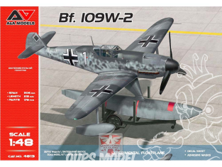 AA Models maquette avion 4813 Hydravion expérimental Bf.109W2 1/48