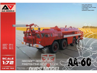 AA Models maquette militaire 7201 Camion de sauvetage et de lutte contre les incendies d'aéronefs AA-60 (ARFF) 1/72