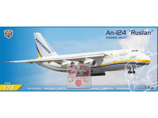 MODELSVIT maquette avion 7202 An-124 Ruslan Pont aérien stratégique 1/72
