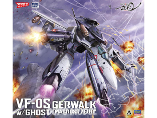 Hasegawa maquette 65889 VF-0S Gerwalk avec Ghost Macross Zero 1/72