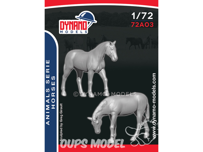 Dynamo models figurine 72A03 Chevaux 1/72