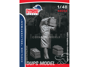 Dynamo models figurine 48055 Civil Livreur 1/48