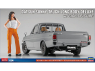 HASEGAWA maquette voiture 52426 Datsun Sunny Truck Long Body Deluxe avec figurine de fille 1/24