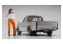 HASEGAWA maquette voiture 52426 Datsun Sunny Truck Long Body Deluxe avec figurine de fille 1/24