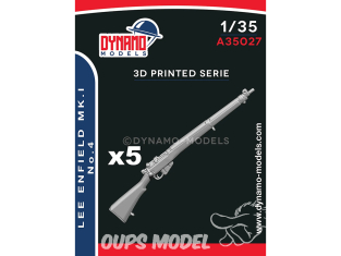 Dynamo models accessoires A35027 Lee Enfield Mk.I No.4 x5 1/35
