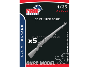 Dynamo models accessoires A35028 U.S. M1 Garand x5 1/35