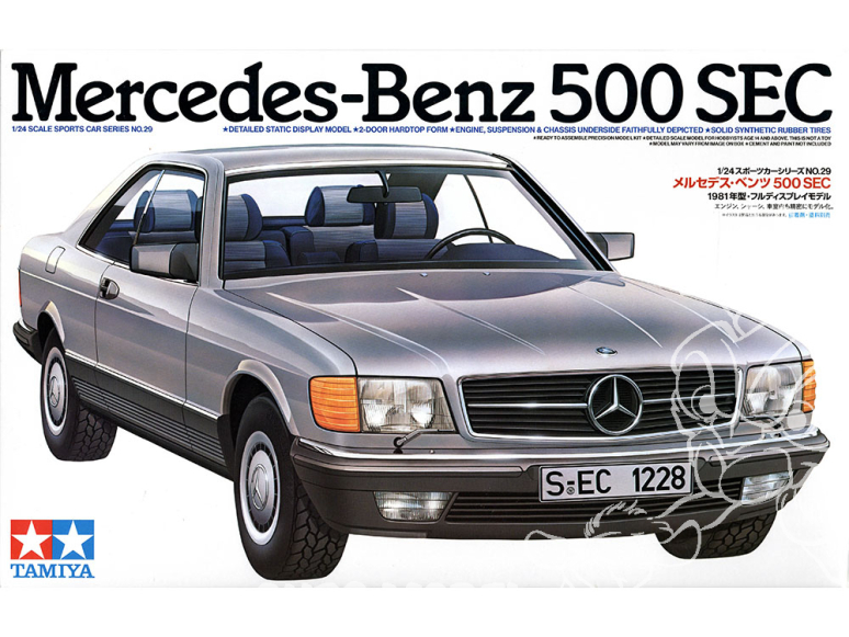 TAMIYA maquette voiture 24029 MERCEDES-BENZ 500 SEC 1/24