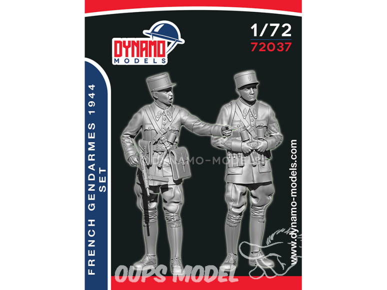 Dynamo models figurine 72037 Résistance Française - Set Gendarmes 1944 1/72