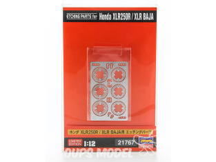 Hasegawa maquette moto 21767 Disques de feins photogravés pour Honda XLR250R 1/12